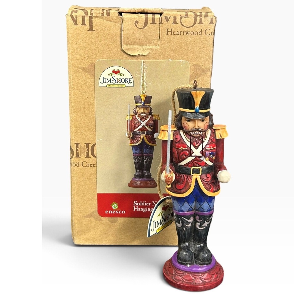 Jim Shore Heartwood Creek Soldier Nutcracker Ornament 4025497FD Enesco 2011